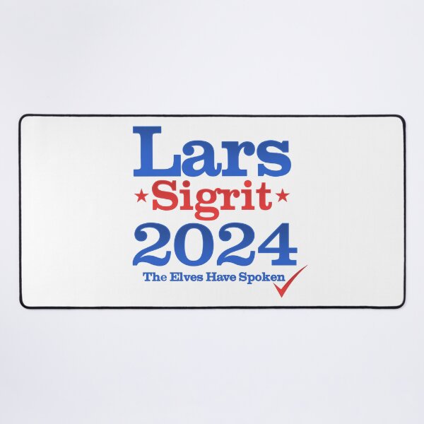 Item preview, Lars and Sigrit for President 2024 designed and sold by Nerd Shizzle.