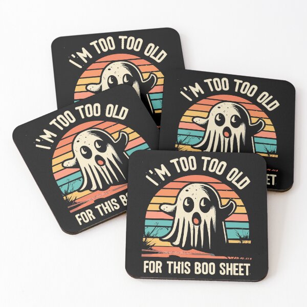 Item preview, I Am Too Old For This Boo Sheet A Funny Halloween Design designed and sold by limos.