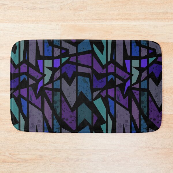 Item preview, Abstract bright geometric seamless pattern print designed and sold by fuzzyfox.