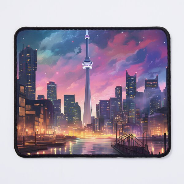 Item preview, City Constellations: A Watercolor Night Skyline designed and sold by Shirtastically.