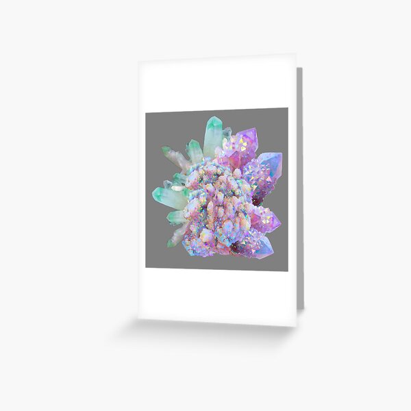 DRUZY QUARTZ CRYSTALS Greeting Card
