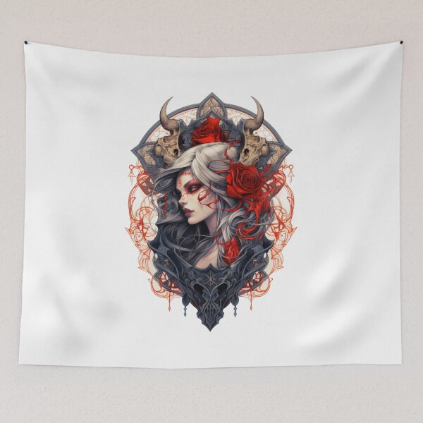 Item preview, Devil Tarot Art designed and sold by MendaciousMina.