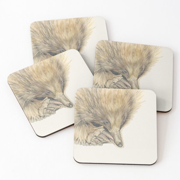 Item preview, Echidna - hand drawn artwork designed and sold by Cape-Koala-Arts.