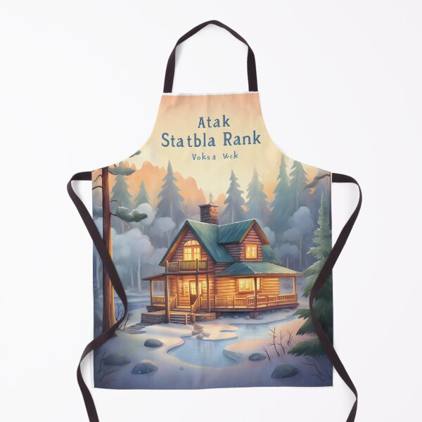 Item preview, Winter's Refuge: A Cabin in the Woods in Watercolor designed and sold by Shirtastically.