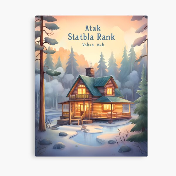 Item preview, Winter's Refuge: A Cabin in the Woods in Watercolor designed and sold by Shirtastically.