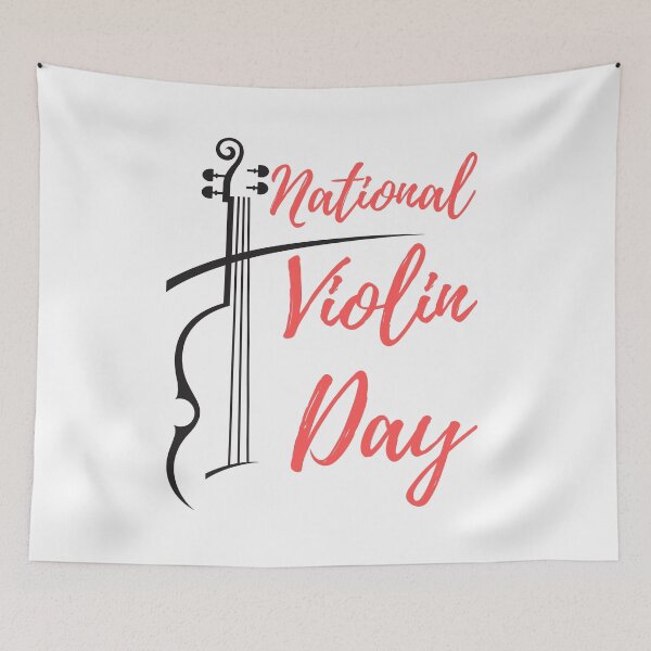 Item preview, National Violin Day designed and sold by Simo0455.