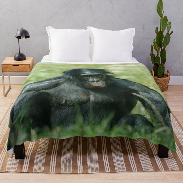 Item preview, Muscular Bonobo in the Grass designed and sold by rawshutterbug.