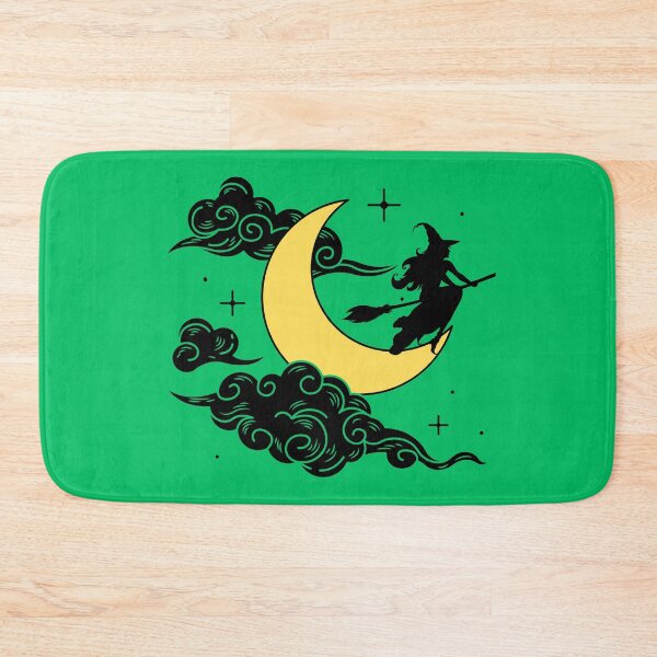 Item preview, Halloween Witch Flying over the Moon designed and sold by Fionamyles.