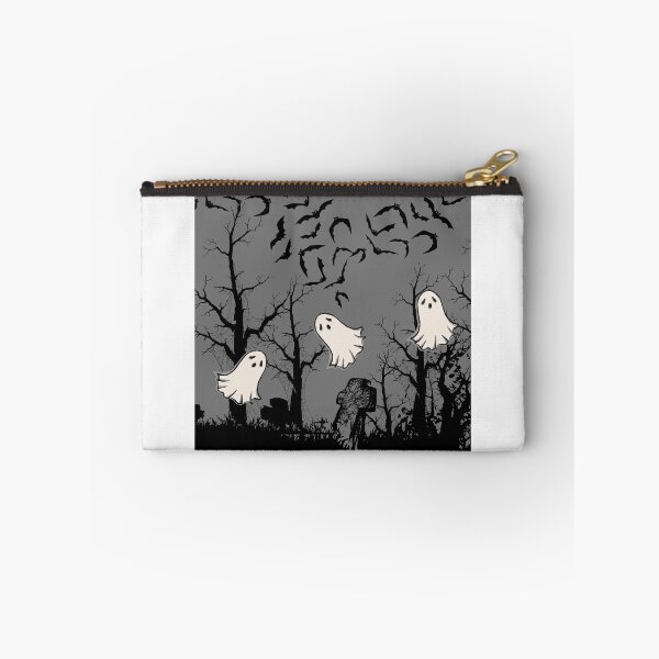 Item preview, Fantasmas aterradores de Halloween en el cementerio designed and sold by AlonaM.