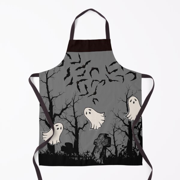 Item preview, Halloween Scary Ghosts in graveyard designed and sold by AlonaM.