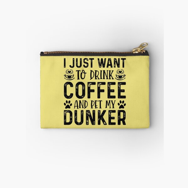 Item preview, Drink Coffee And Pet My Dunker Funny Dog designed and sold by kamrankhan.