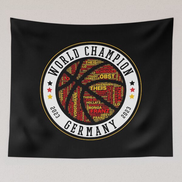 Item preview, Basketball World Champion Germany Roster 2023 designed and sold by COURT-VISION.