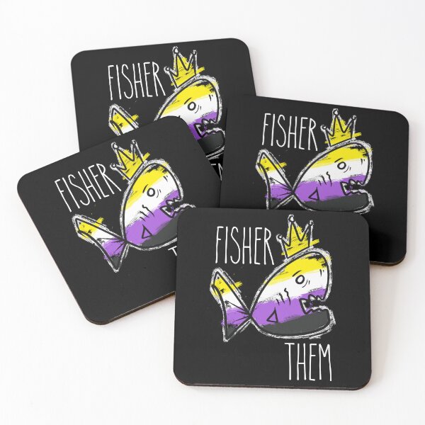Artikelvorschau, Nicht-binäres FisherThem ProNoun Fisch | Pronomen Fischdesign entworfen und verkauft von Mitch616Art.
