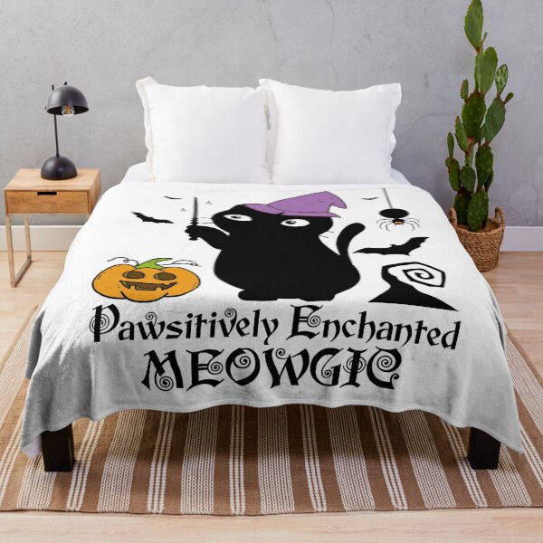 Item preview, Pawsitively Enchanted Meowgic Cute Witch Cat designed and sold by ElCrocodel.