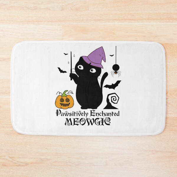 Item preview, Pawsitively Enchanted Meowgic Cute Witch Cat designed and sold by ElCrocodel.