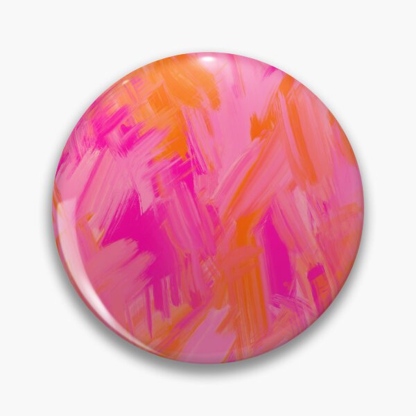 Item preview, Hot Pink and Orange, Brush Strokes, Abstract  designed and sold by OneThreeSix.