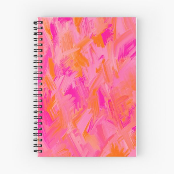 Item preview, Hot Pink and Orange, Brush Strokes, Abstract  designed and sold by OneThreeSix.
