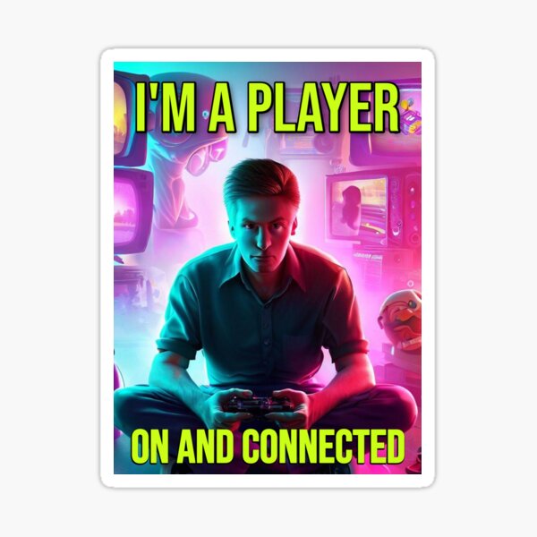 Item preview, I'm Player - On and Connected designed and sold by DonAscaneo.