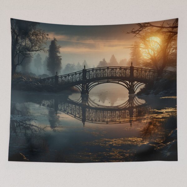 Item preview, Bridge in the park 5 designed and sold by Art by Lilia.