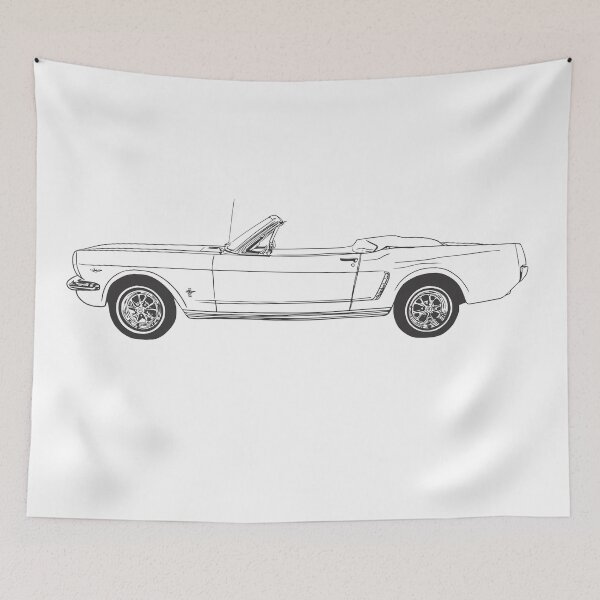 Item preview, 64 Mustang Convertible Classic designed and sold by suerussoart.