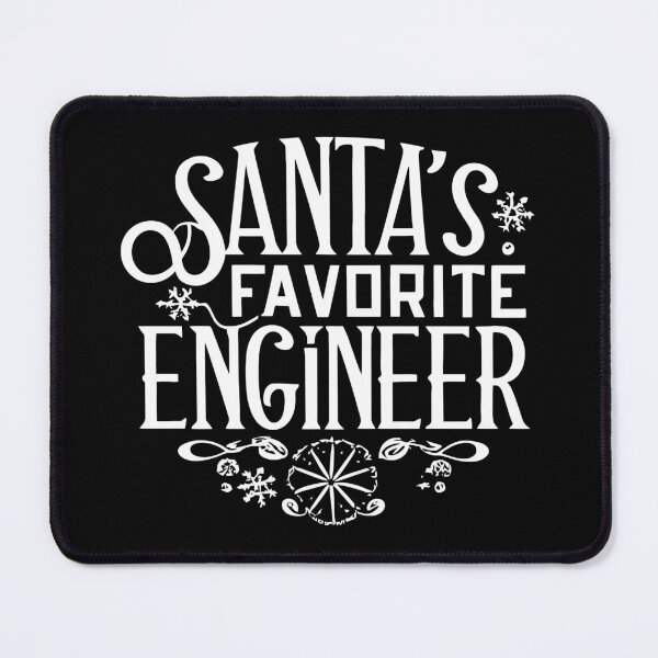 Item preview, Santa's Favorite Engineer - funny Christmas gift designed and sold by randomorder.