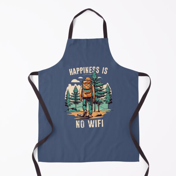 Item preview, Happiness Is No Wifi Backpacking designed and sold by Esskay Designs.