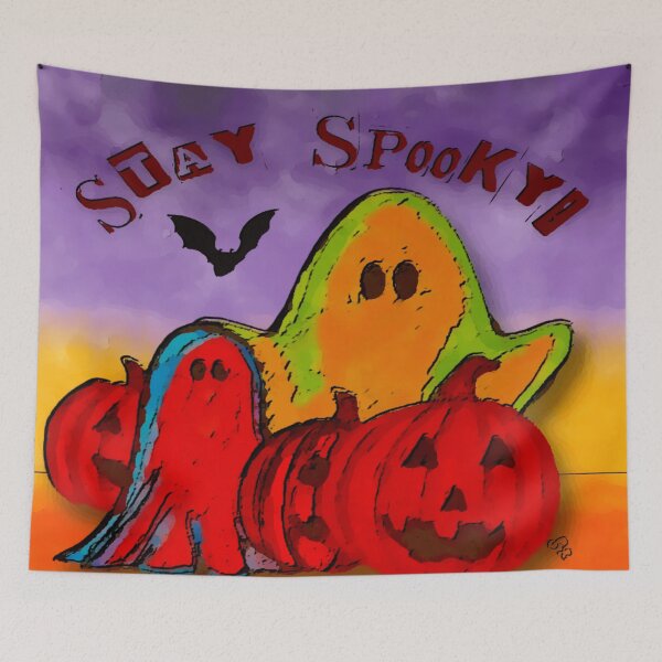 Item preview, Stay Spooky Trick or Treaters designed and sold by gleefulme.