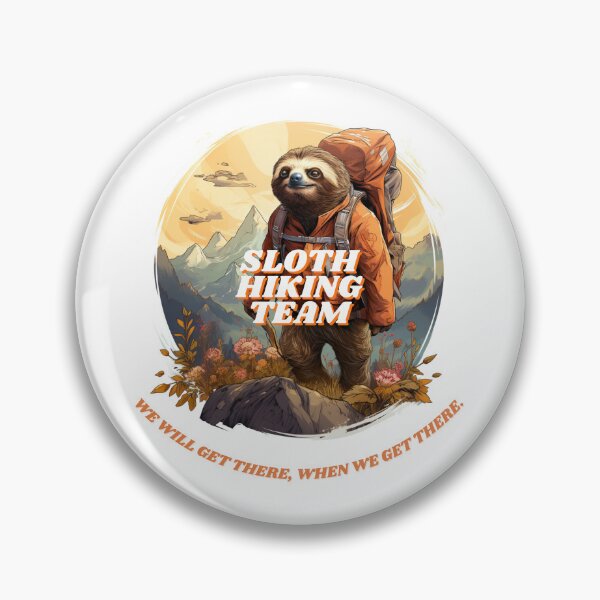 Item preview, Sloth Hikig Team Illustration designed and sold by bigmoments.