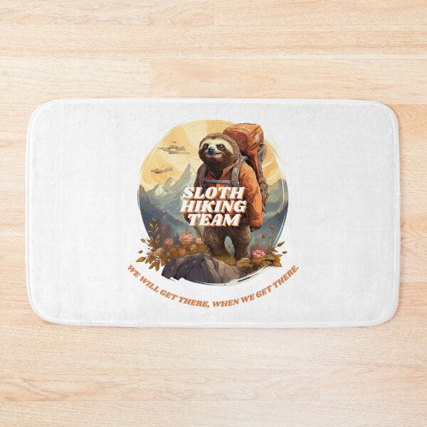 Item preview, Sloth Hikig Team Illustration designed and sold by bigmoments.