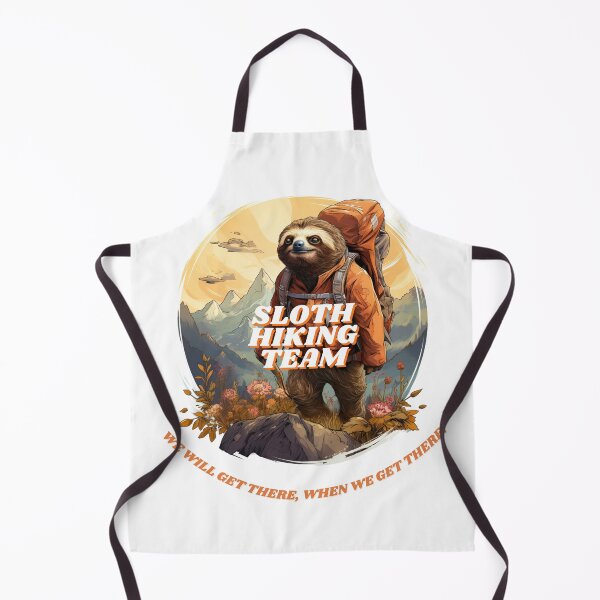 Item preview, Sloth Hikig Team Illustration designed and sold by bigmoments.