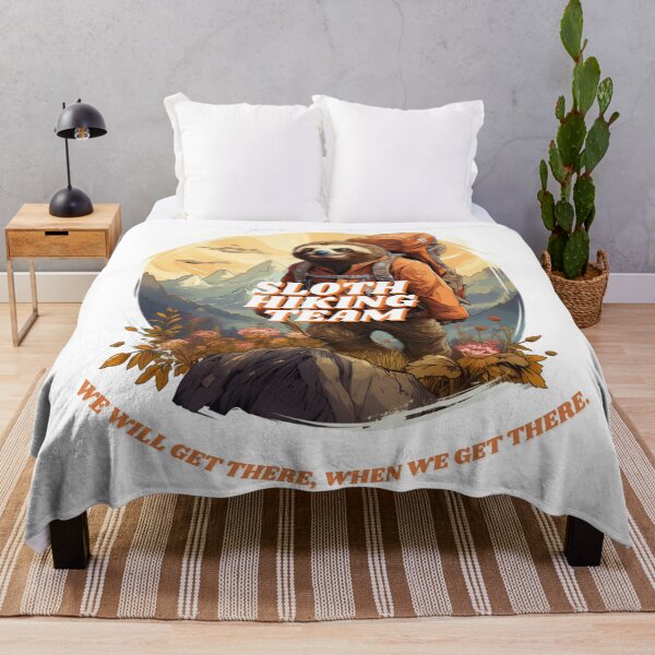 Item preview, Sloth Hikig Team Illustration designed and sold by bigmoments.