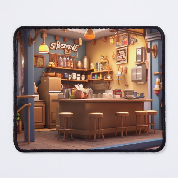 Item preview, small coffee shop designed and sold by Jatuphat Phawan.