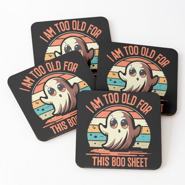 Item preview, I Am Too Old For This Boo Sheet A Funny Halloween Design designed and sold by limos.