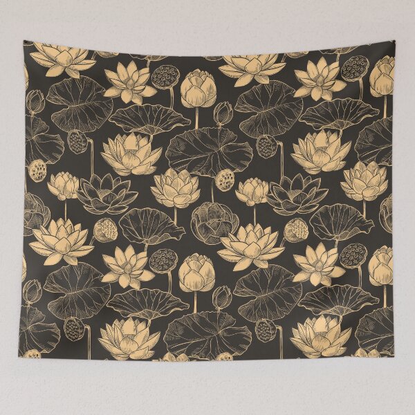 Item preview, Lotus flowers and water lilies designed and sold by OtterFactory.