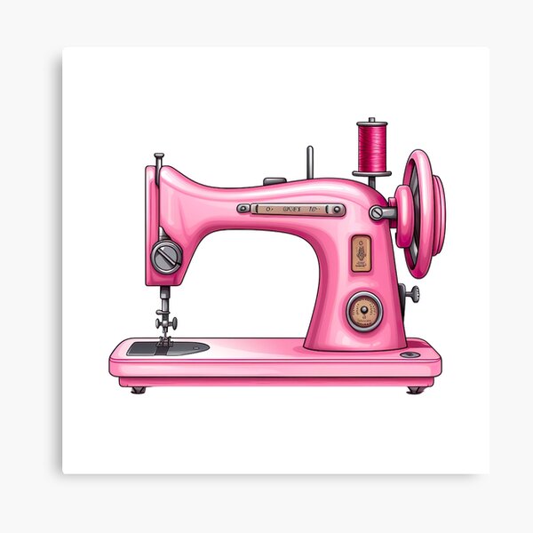 Pink Sewing Machine Poster for Sale by MelissaMade