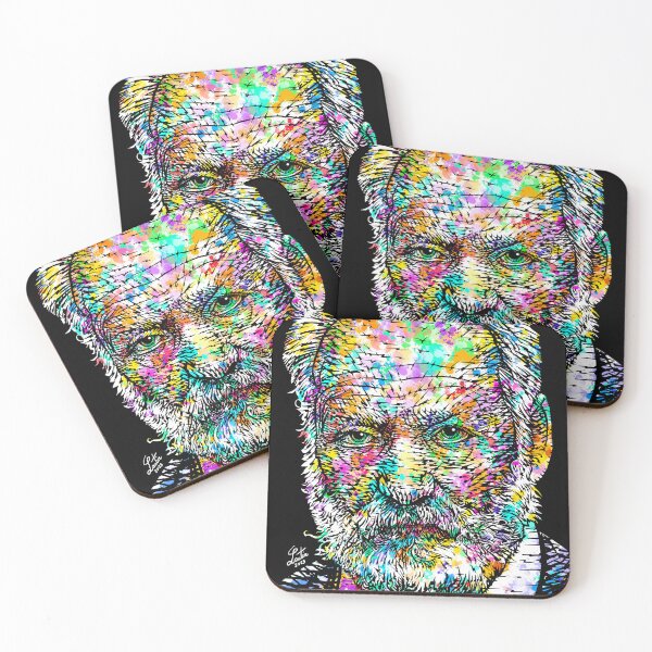 Item preview, VICTOR HUGO ink and watercolor portrait .1 designed and sold by lautir.