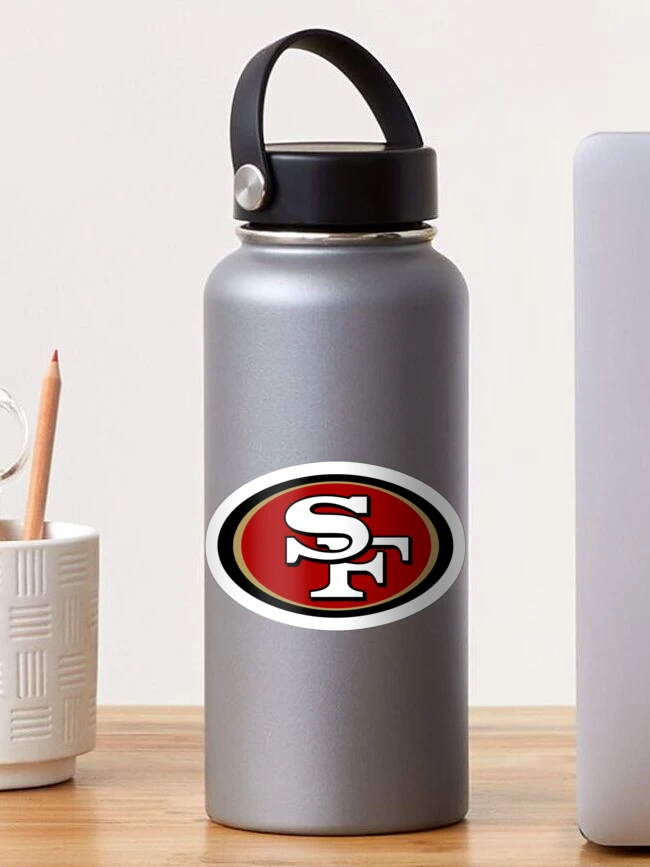 White San Francisco 49ers 17oz. Personalized Infinity Stainless Steel Water Bottle