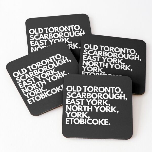Item preview, Toronto Boroughs  designed and sold by Megan Frances MacDonald.