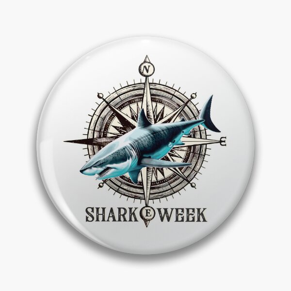 Item preview, Charming shark. White shark. designed and sold by Anastasiia Yurevych.