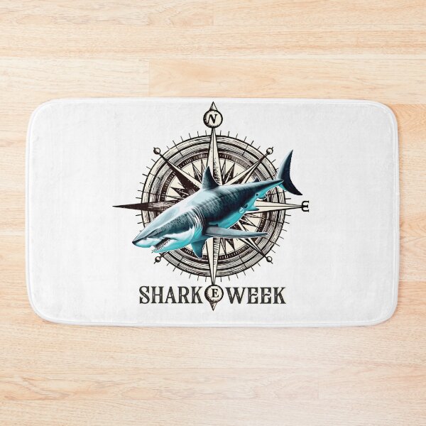 Item preview, Charming shark. White shark. designed and sold by Anastasiia Yurevych.