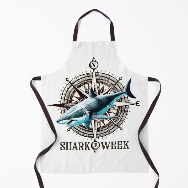 Item preview, Charming shark. White shark. designed and sold by Anastasiia Yurevych.