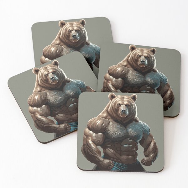 Item preview, Muscular Bear- Gym designed and sold by DesignscapeWCF.