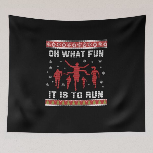 Item preview, Oh What Fun it is to Run | cross country shirt | cross country gift | marathon gift | track and field gifts | running shirt | cross country coach | gift for runner designed and sold by Kreature Look.