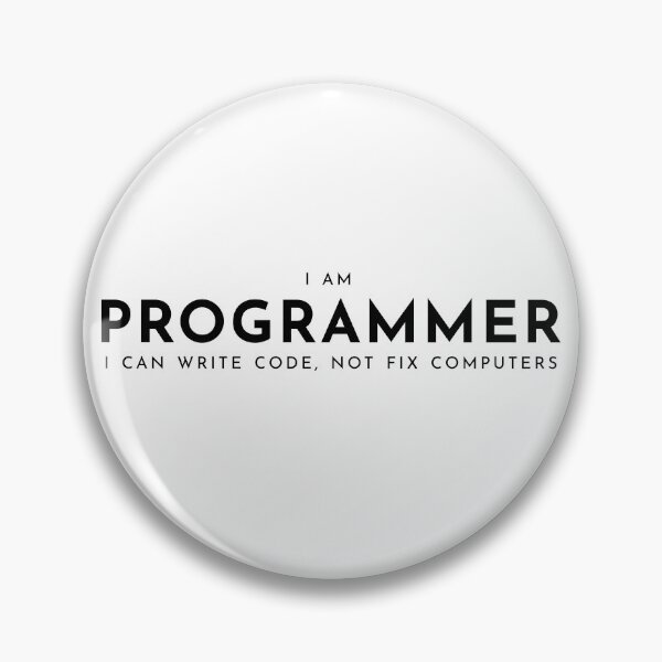 Item preview, I am Programmer White designed and sold by Warrioll.
