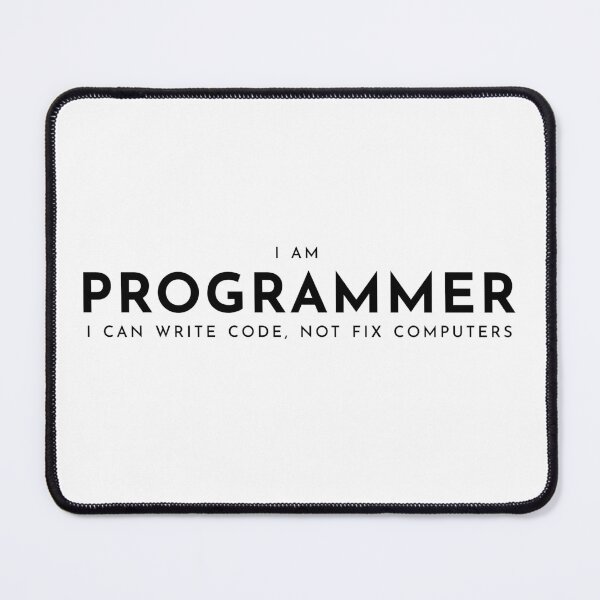 Item preview, I am Programmer White designed and sold by Warrioll.