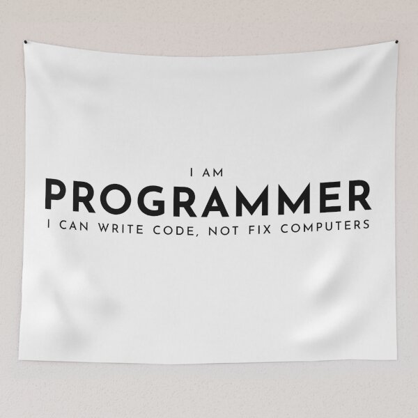 Item preview, I am Programmer White designed and sold by Warrioll.