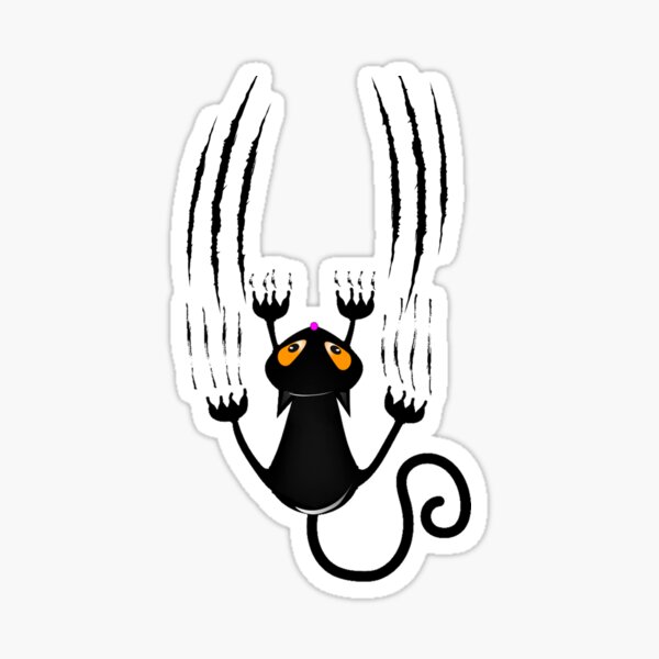 Artikel-Vorschau von Lustige schwarze Katzenkratzer, designt und verkauft von oldpussboss.