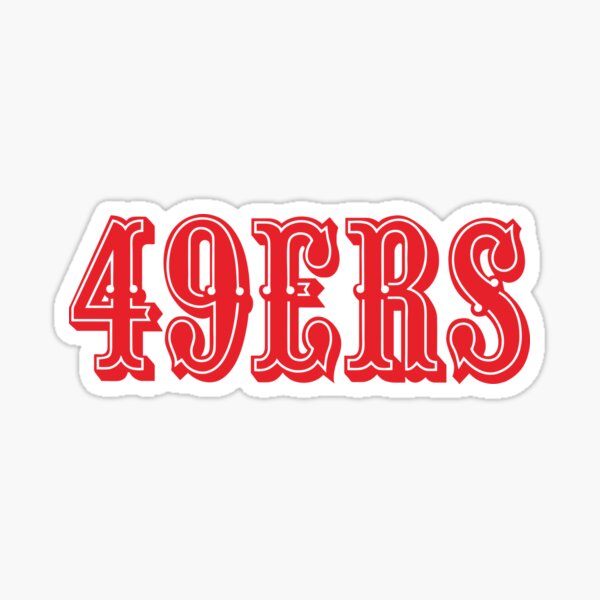 San Francisco 49ers Peel and Stick (9 Stickers)