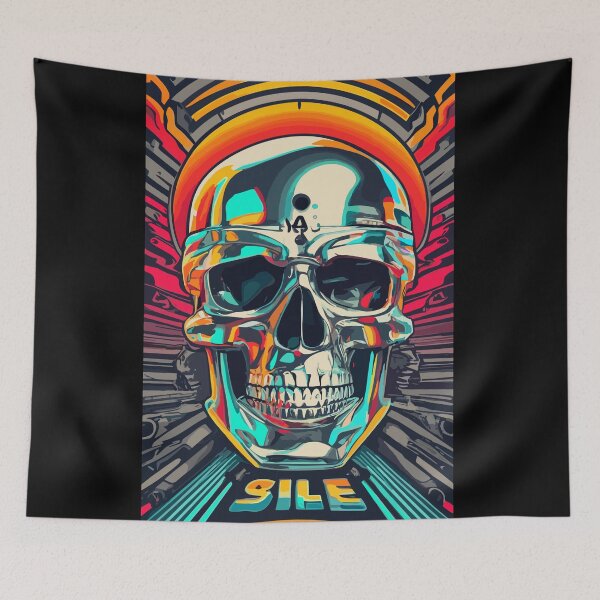 Item preview, Skull Symbol Metallic Skeleton  designed and sold by Metallican.
