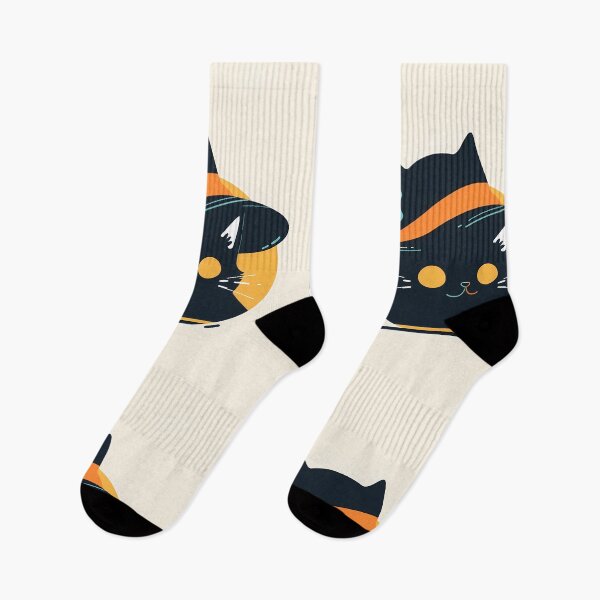 Item preview, Halloween cat logo orange minimalist designed and sold by Soma-LUL.